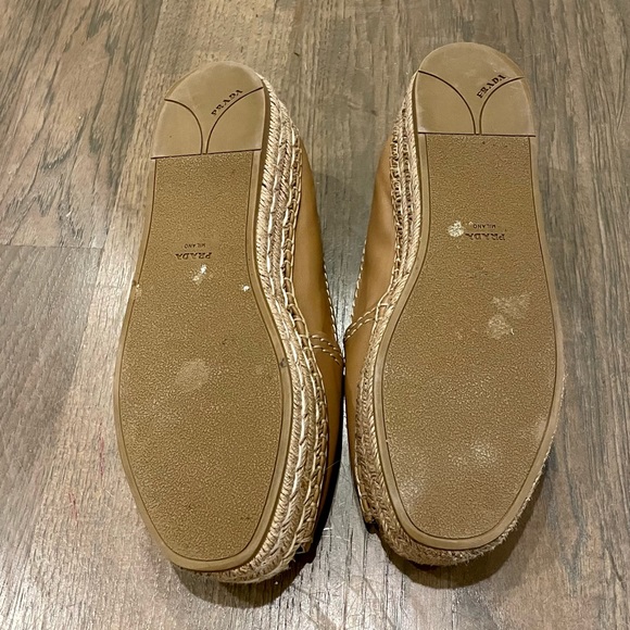 Prada Leather Espadrilles-Size 38 - Picture 5 of 5